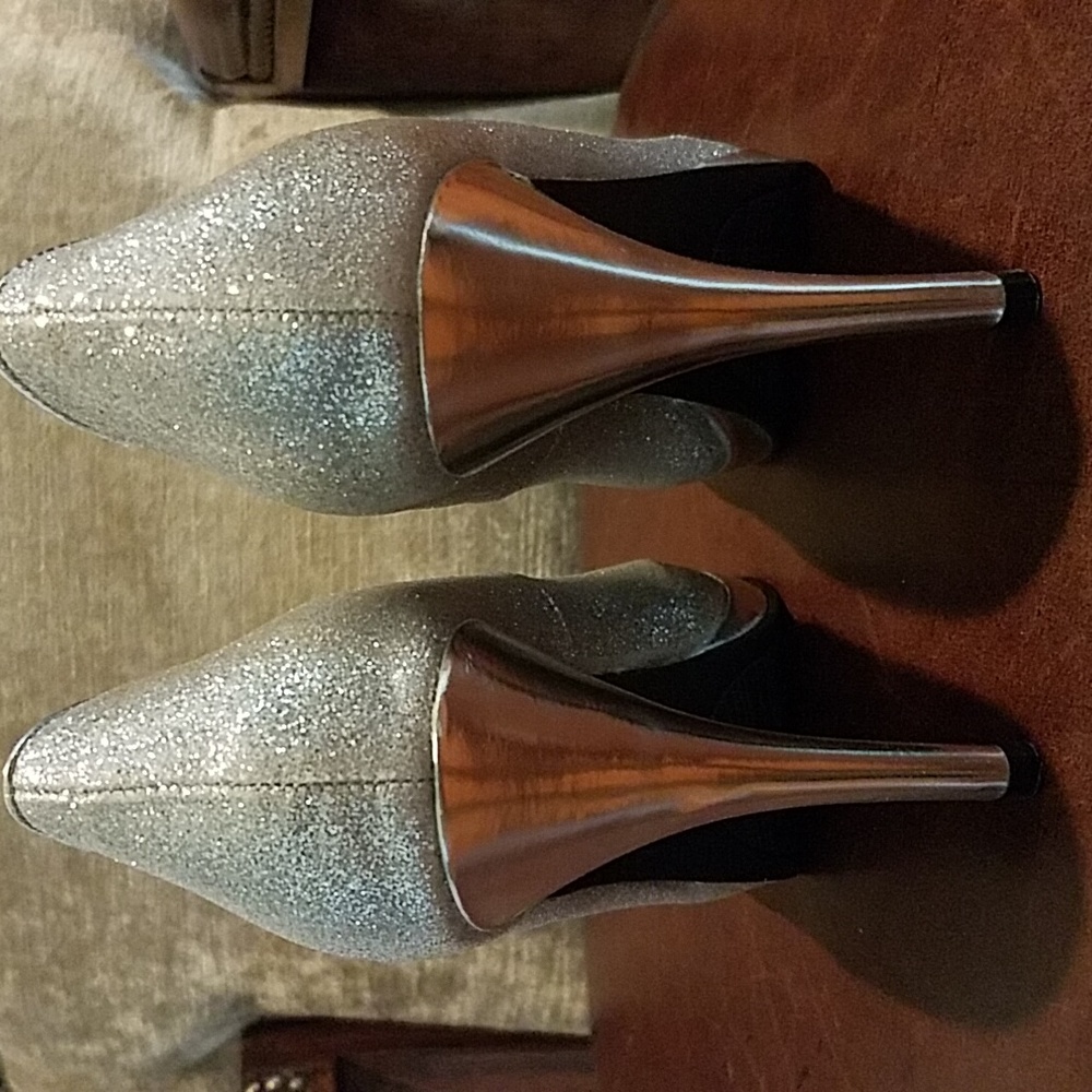 Rampage silver sparkle heels - Picture 5 of 10